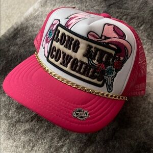 Pink Cowgirl Kids Cap